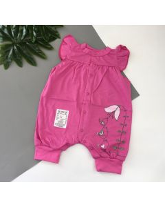 Трикотажний пісочник для дівчинки (рожевий), Мамине чадо 01-55