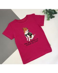 Трикотажна футболка для дівчинки "Патрон", ФБ-160