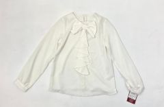 Стильна блуза для дівчинки (айворі) , 4043