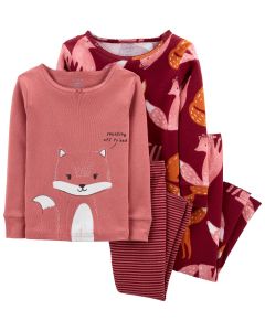 Трикотажна піжама для дівчинки 1шт. (рожевий реглан і штани у смужку)