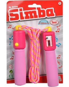 Скакалка з лічильником та музичним ефектом (рожева), Simba 107305263