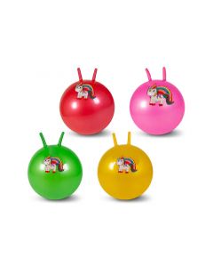 Гімнастичний м'яч з ріжками, 45 см. (1шт. рожевий),  BT-PB-0173