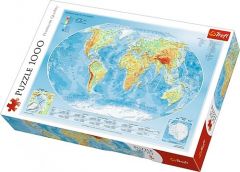 Пазли "Фізична карта світу", Trefl 10463