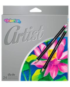 Олівці кольорові "Рremium Artist" (24 кольори), 65221PTR Colorino