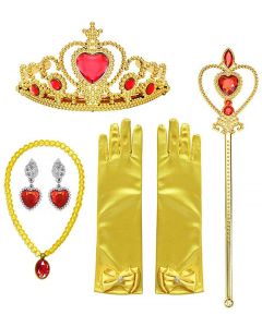 Набір аксесуарів "Princess Dress Up Accessories" (5шт) жовтий, Disney  