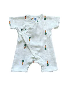 Мусліновий пісочник для дитини (білий/помаранчевий), Minikin 223014
