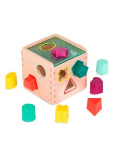 Розвиваюча дерев'яна іграшка-сортер - Чарівний куб, Battat BX1763Z