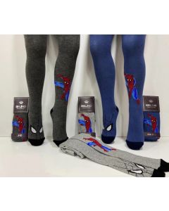 Бавовняні колготи "Spiderman /Людина павук" для хлочика (1шт. світло-сірі),Belino 000bl56