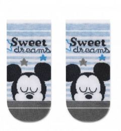 Бавовняні шкарпетки "Mickey Mouse", Conte 17С-127/1СПМ 347 (світло-блакитний)