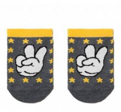 Бавовняні шкарпетки для дитини, Conte 17С-87СП 330 (темно-сірі)