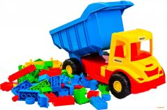 Автомобіль-вантажівка "Multi truck" з конструктором, 32330/39221 (синій)