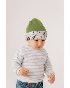 Двостороння шапка для дитини ''Амур''  (зелена), 22-02-042