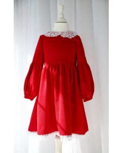 Святкова вельветова сукня для дівчинки від Decolad