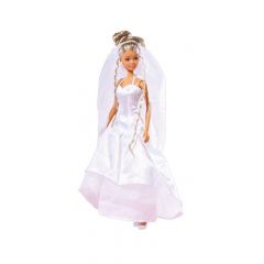 Лялька Штеффі у весільному вбранні (плаття з узором), Steffi Love 105733414