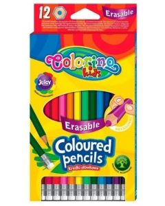 Набір кольорових олівців "Erasable" (12 кольорів), 92531PTR Colorino