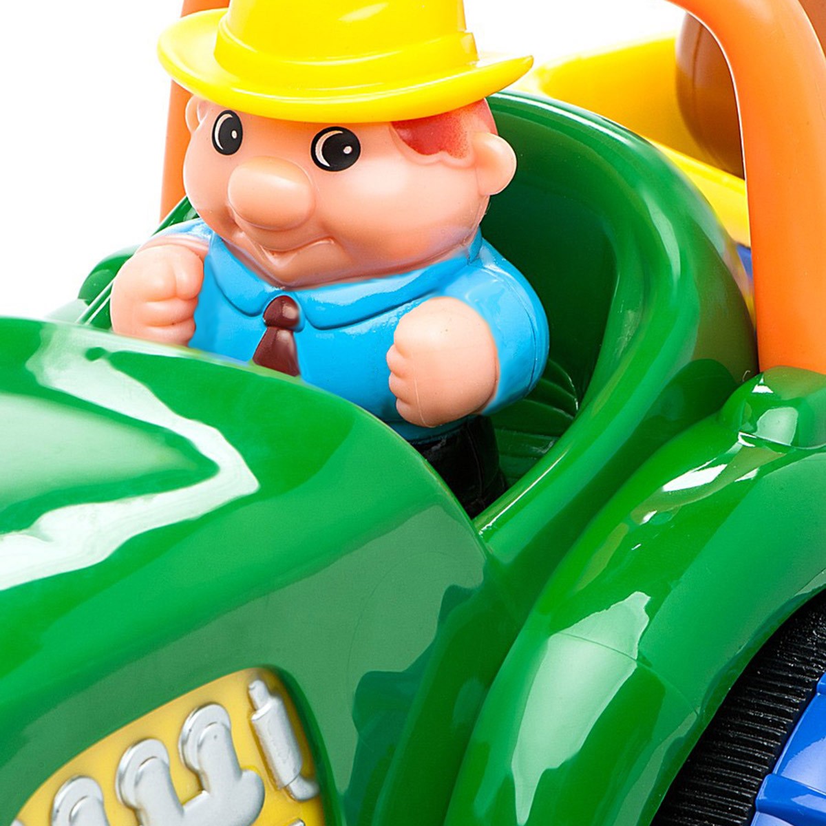 Іграшка на колесах - трактор з трейлером (український), Kiddieland 024753