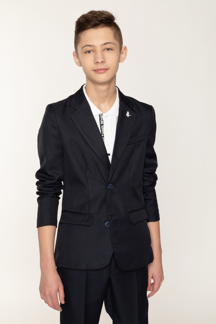 Стильный пиджак для мальчика, Reporter 201-0664B-45-490-1
