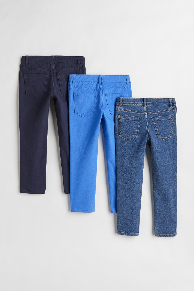 Твиловые штаны для мальчика от H&M 1шт.(голубые)