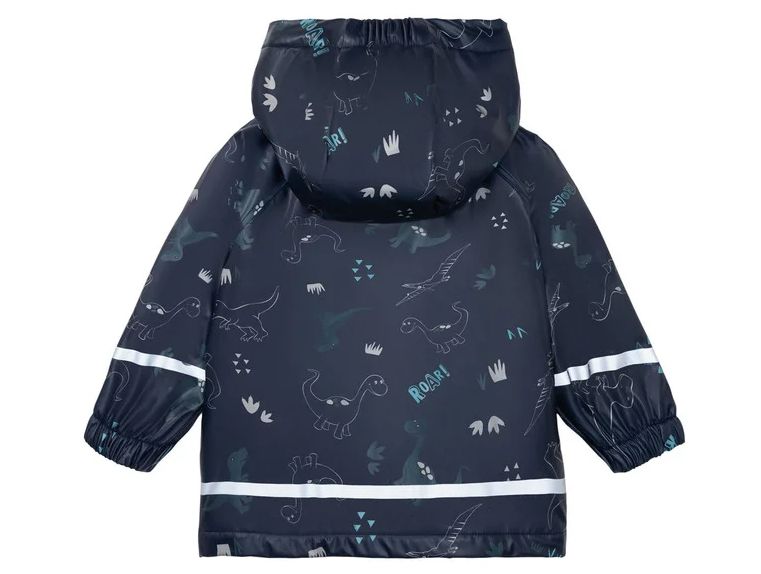 Стильная куртка-дождевик с флисовой подкладкой для мальчика